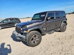 Jeep salvage cars for sale: 2018 Jeep Wrangler Unlimited Sport