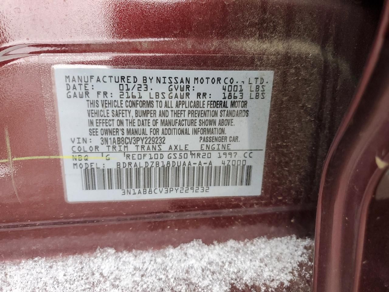 2023 Nissan Sentra sv