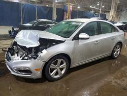 Salvage cars for sale from Copart Woodhaven, MI: 2015 Chevrolet Cruze lt