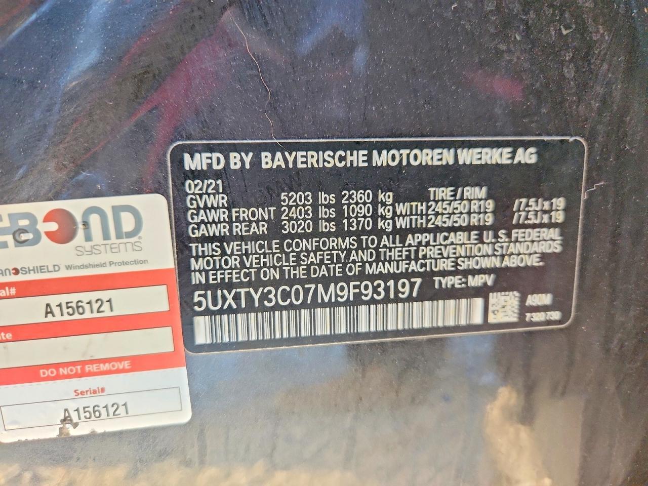 2021 BMW X3 Sdrive30i