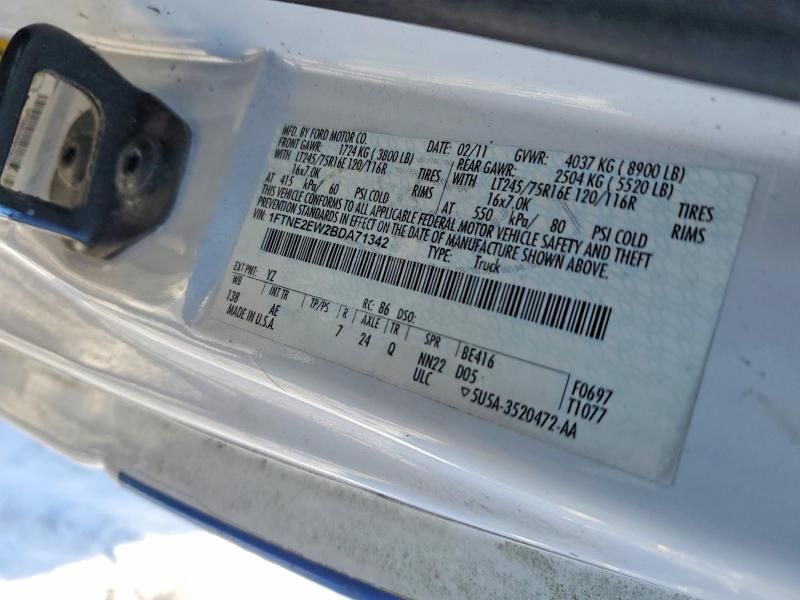 2011 Ford Econoline E250 van