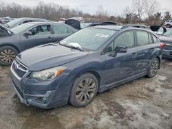 Salvage cars for sale from Copart New Britain, CT: 2015 Subaru Impreza Sport Limited
