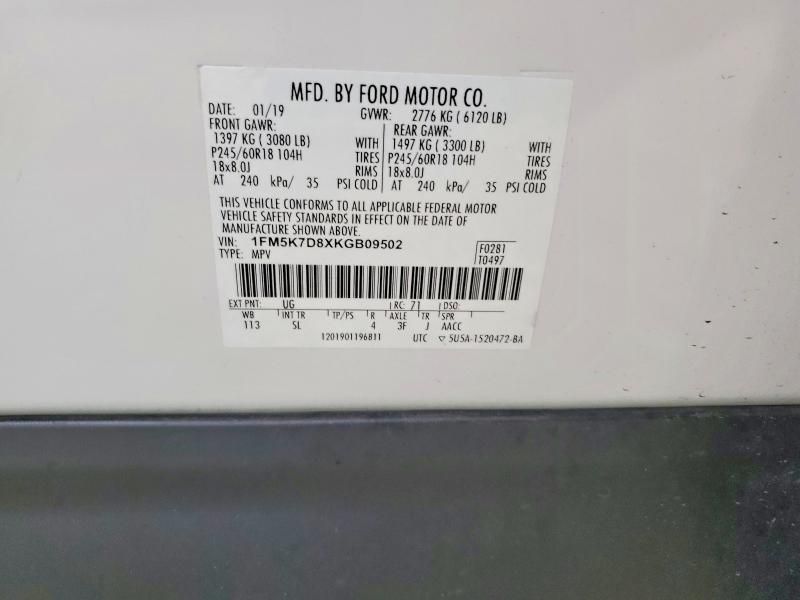 2019 Ford Explorer xlt