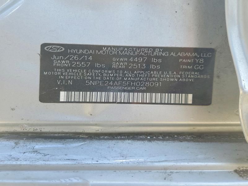 2015 Hyundai Sonata se