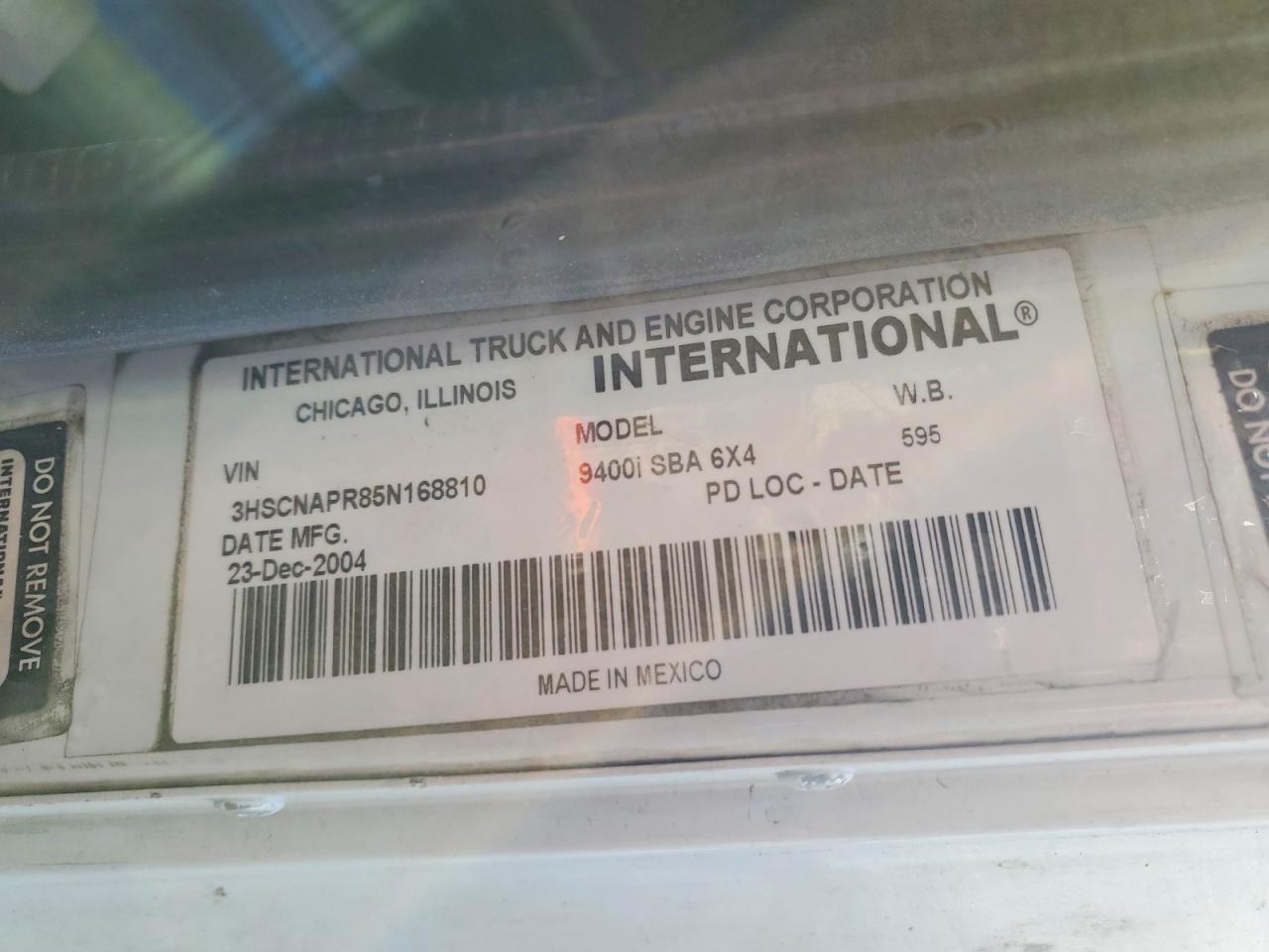 2005 International 9400I Semi Truck