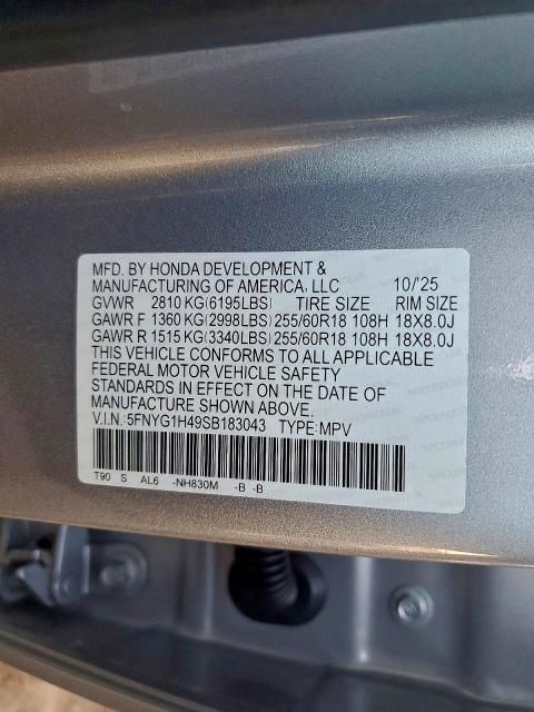 2025 Honda Pilot exl