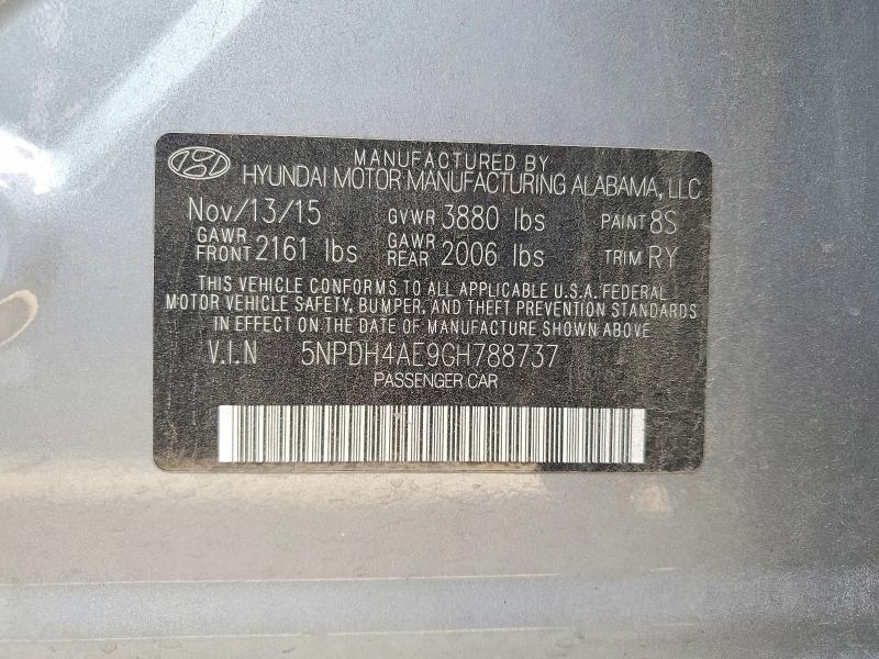 2016 Hyundai Elantra se