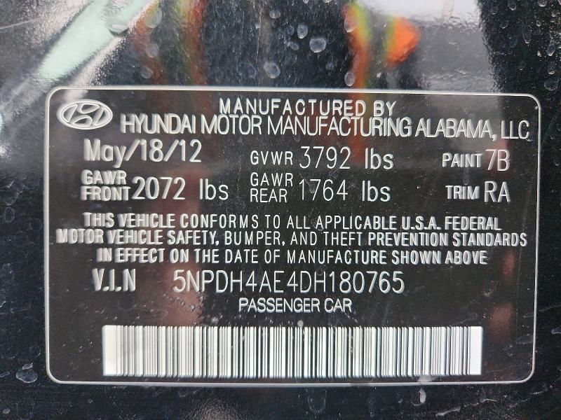 2013 Hyundai Elantra gls