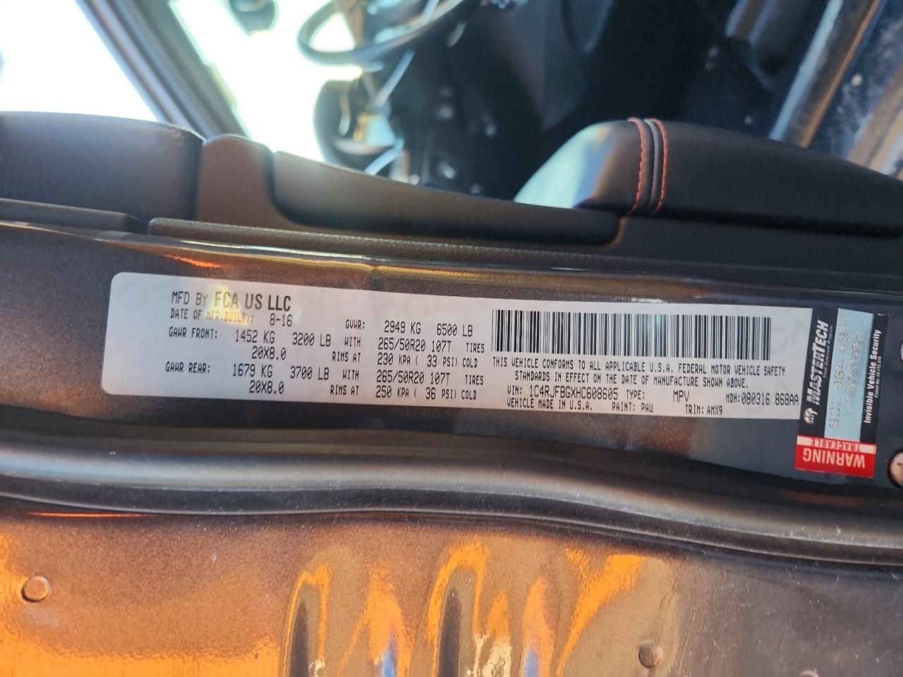 2017 Jeep Grand Cherokee Limited