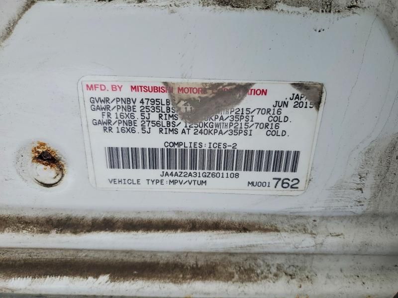 2016 Mitsubishi Outlander es