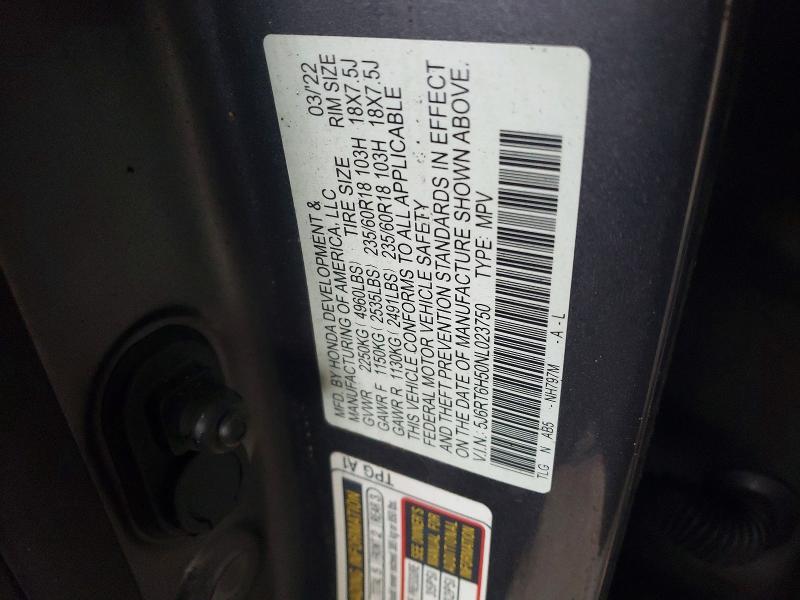 2022 Honda Cr-v ex