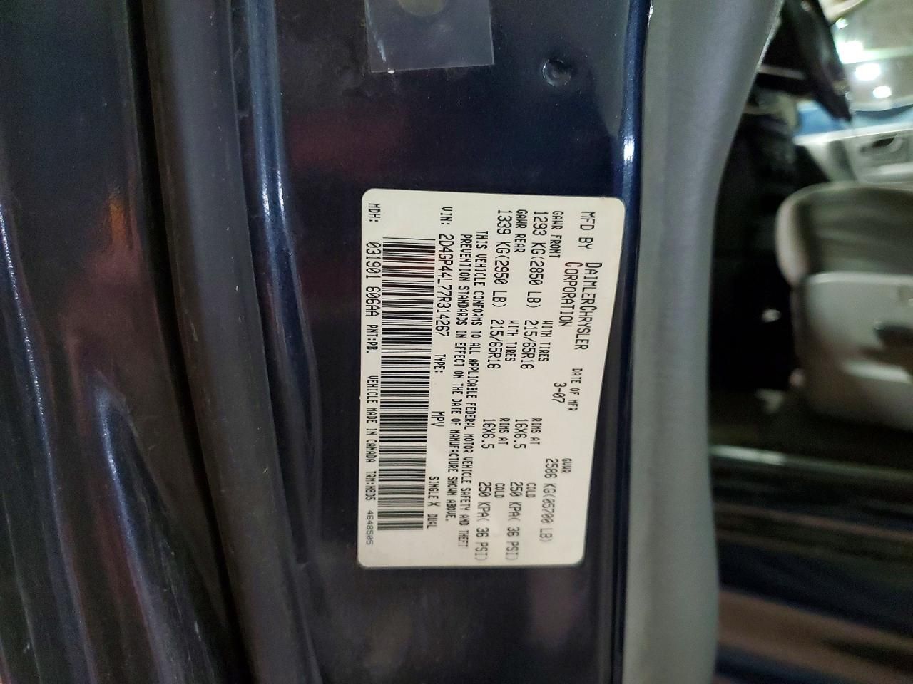 2007 Dodge Grand Caravan sxt