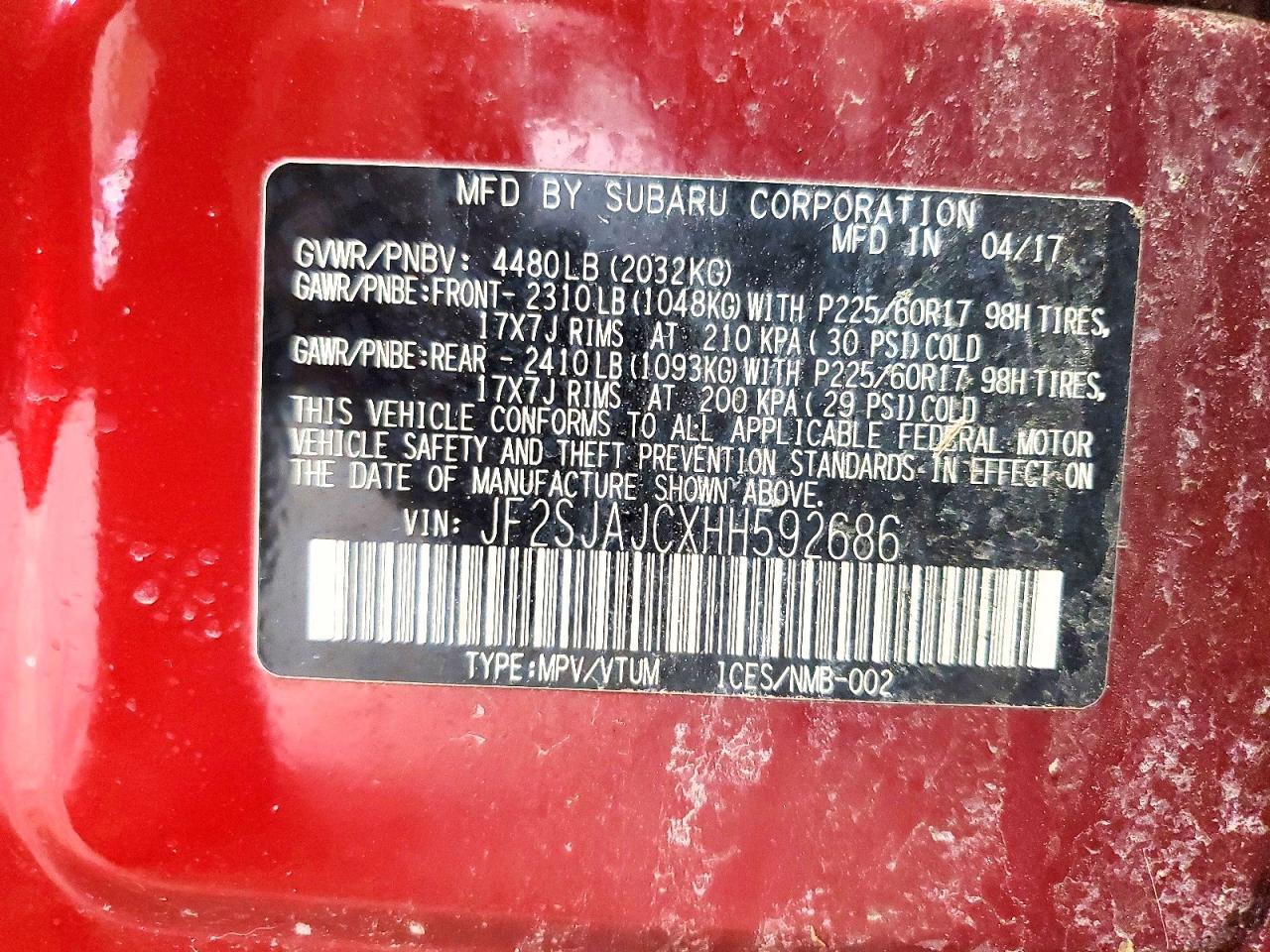2017 Subaru Forester 2.5i Limited