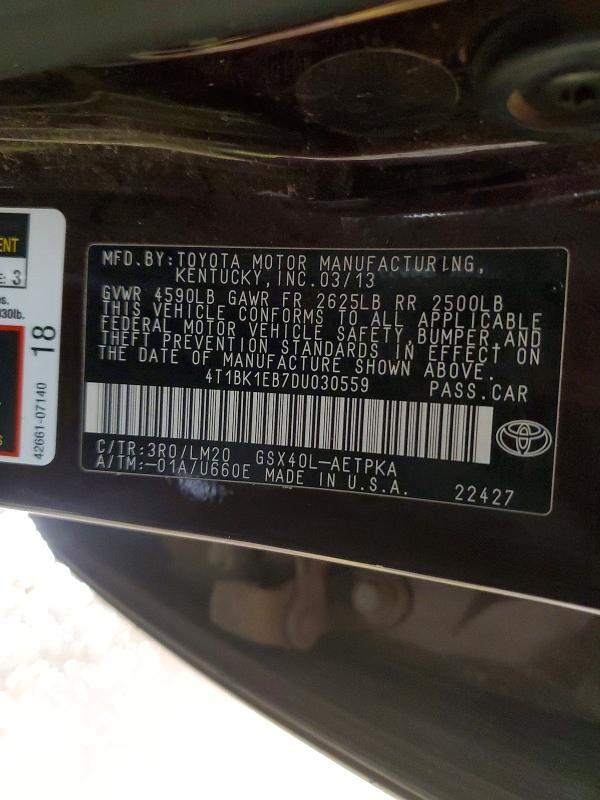 2013 Toyota Avalon Base