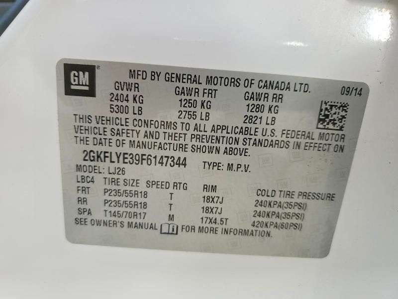 2015 GMC Terrain slt