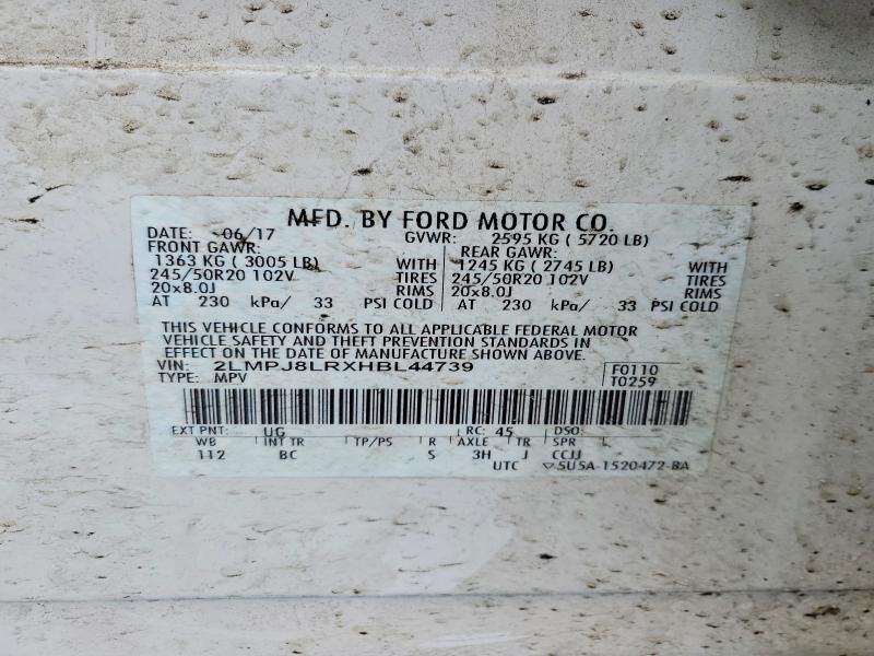 2017 Lincoln Mkx Reserve