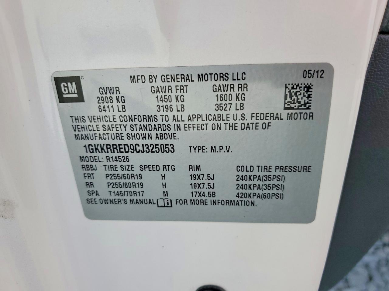 2012 GMC Acadia Slt-1