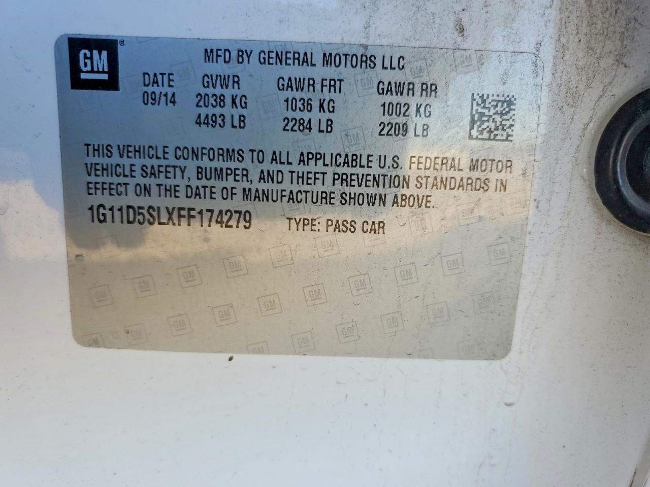 2015 Chevrolet Malibu 2LT