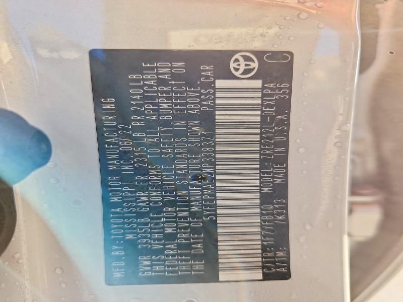 2022 Toyota Corolla le