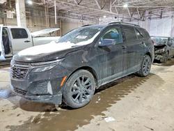 Chevrolet salvage cars for sale: 2022 Chevrolet Equinox rs