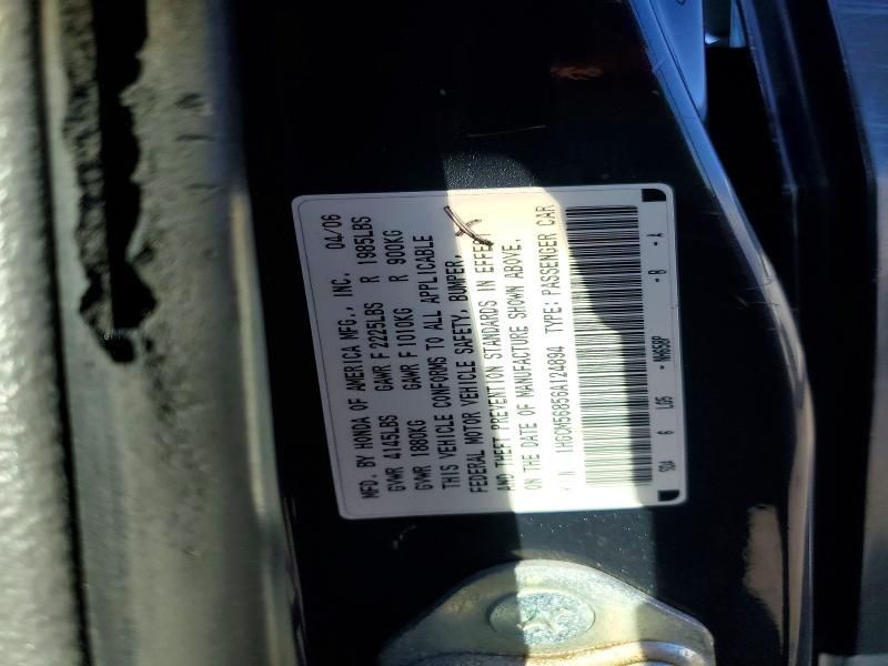 2006 Honda Accord ex