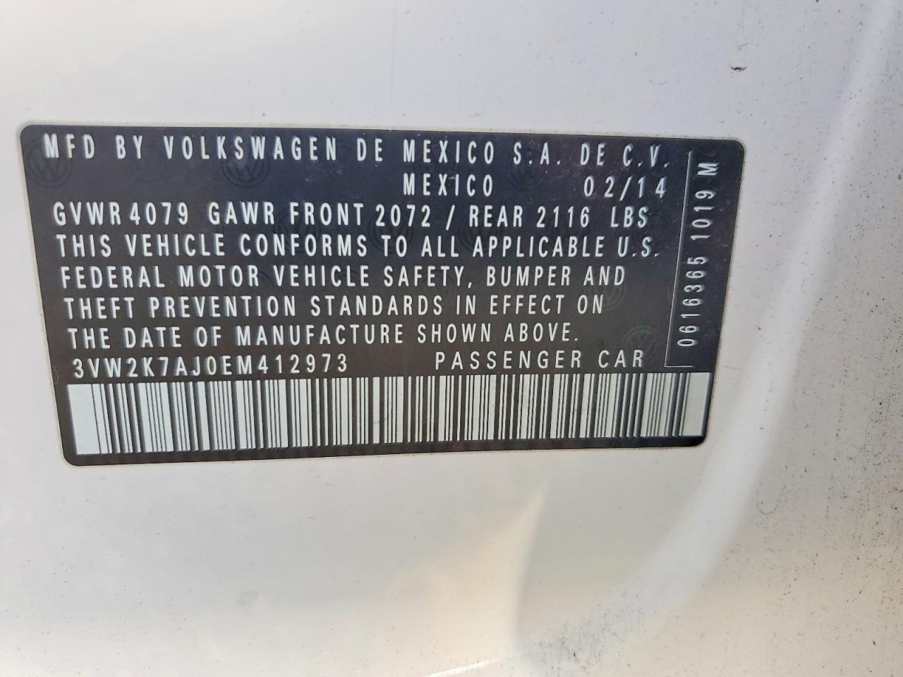 2014 Volkswagen Jetta Base