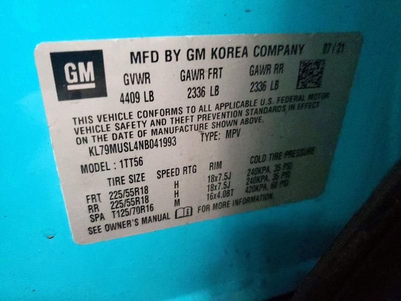 2022 Chevrolet Trailblazer rs