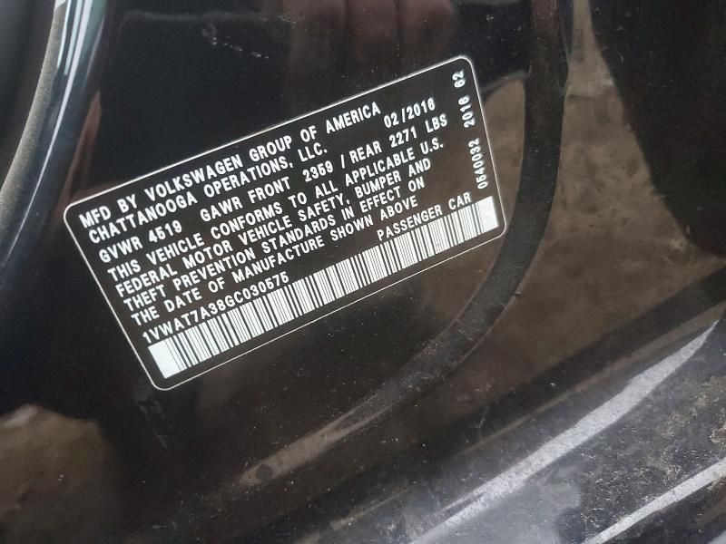 2016 Volkswagen Passat s