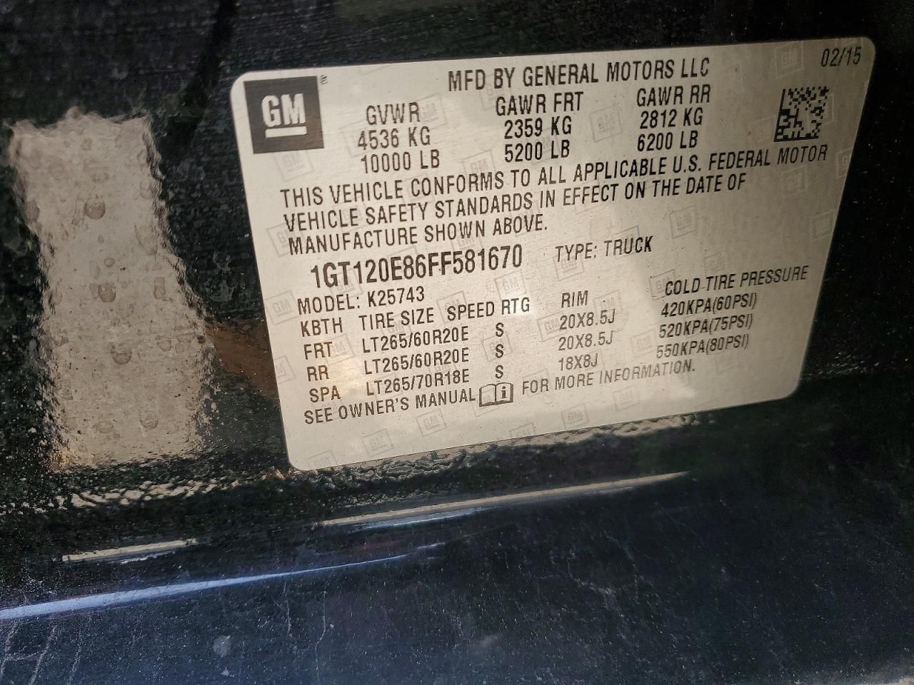 2015 GMC Sierra K2500 Denali