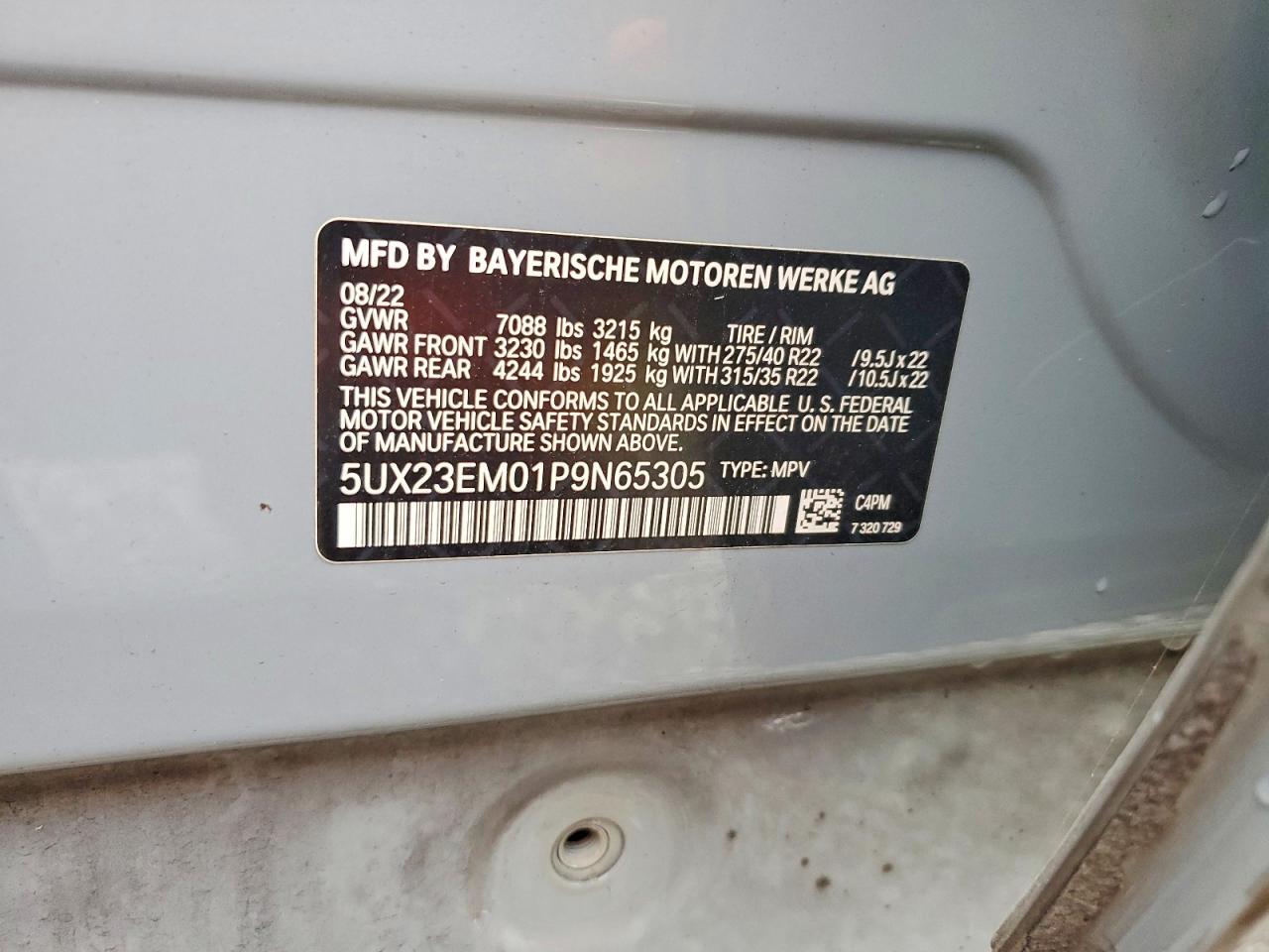 2023 BMW X7 Xdrive40i