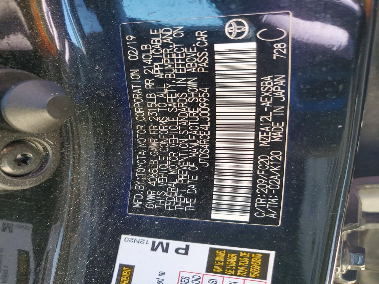 2020 Toyota Corolla se