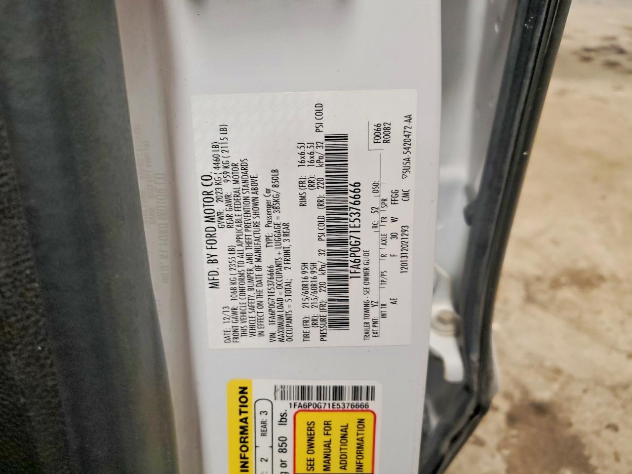 2014 Ford Fusion s