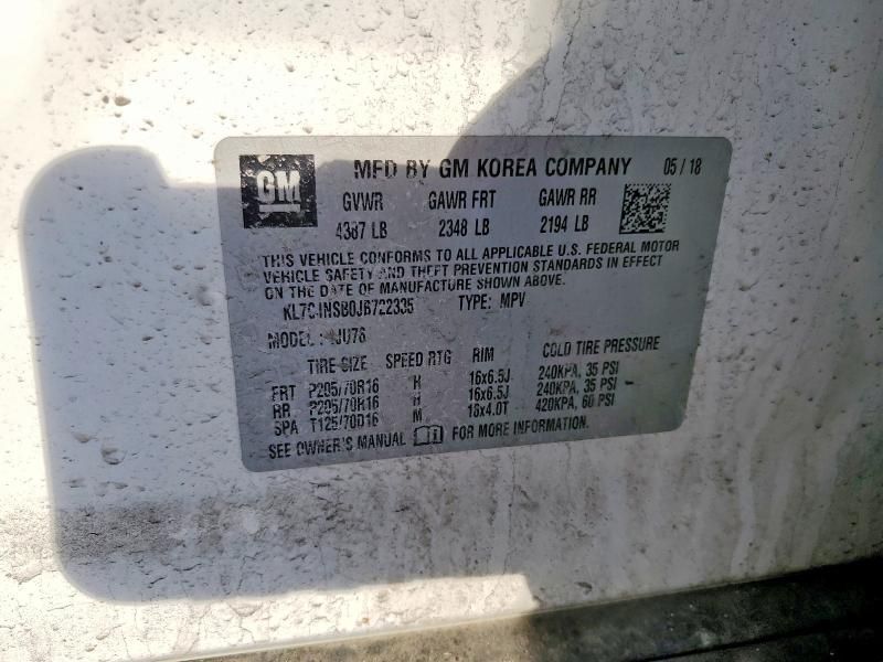 2018 Chevrolet Trax ls