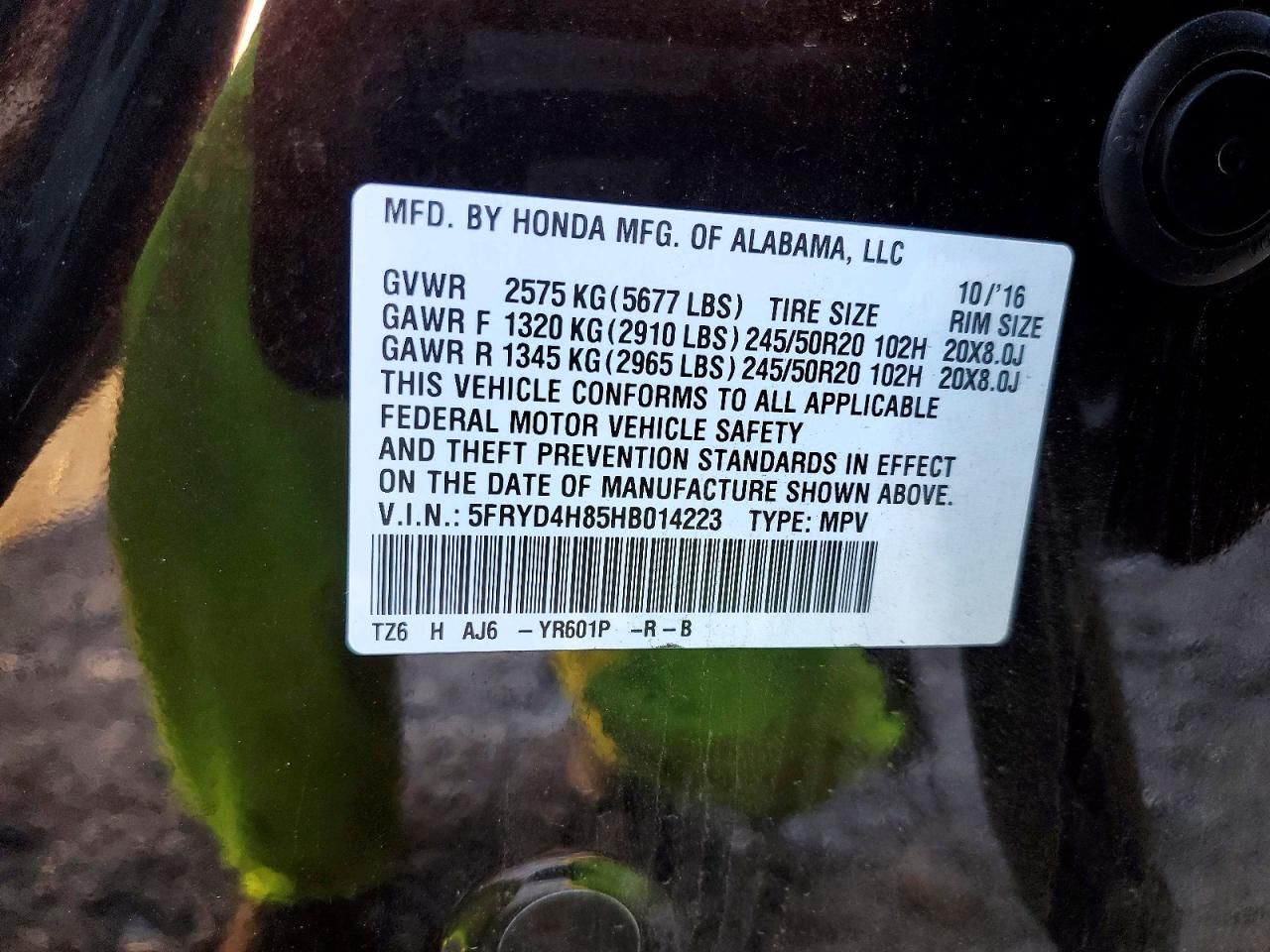 2017 Acura Mdx Advance