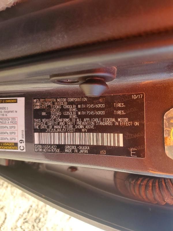 2018 Toyota 4runner SR5