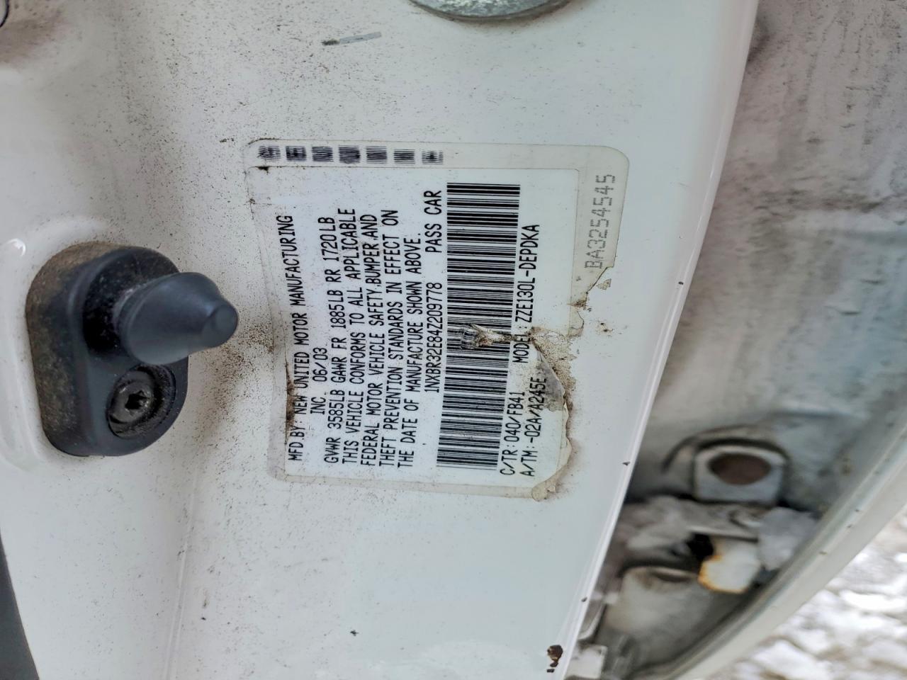 2004 Toyota Corolla ce