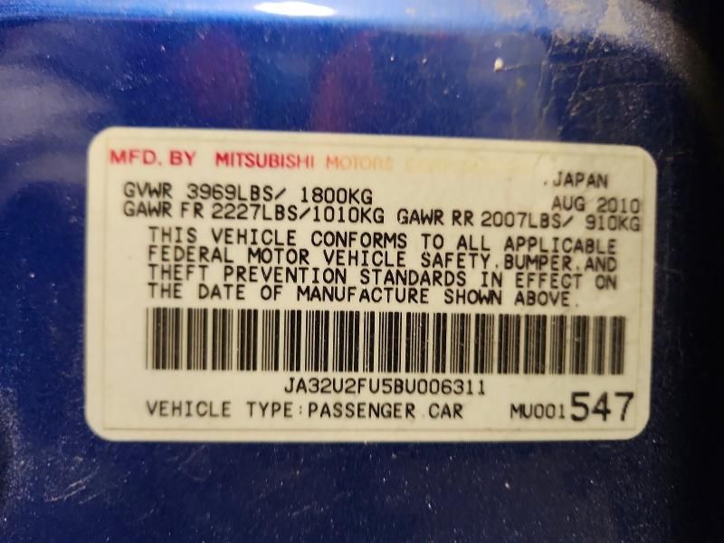 2011 Mitsubishi Lancer Es/es Sport