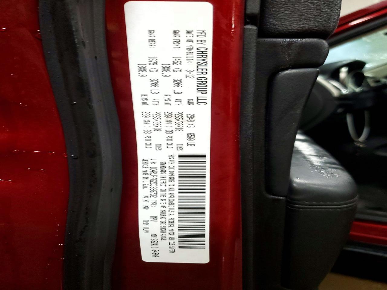 2012 Jeep Grand Cherokee Laredo