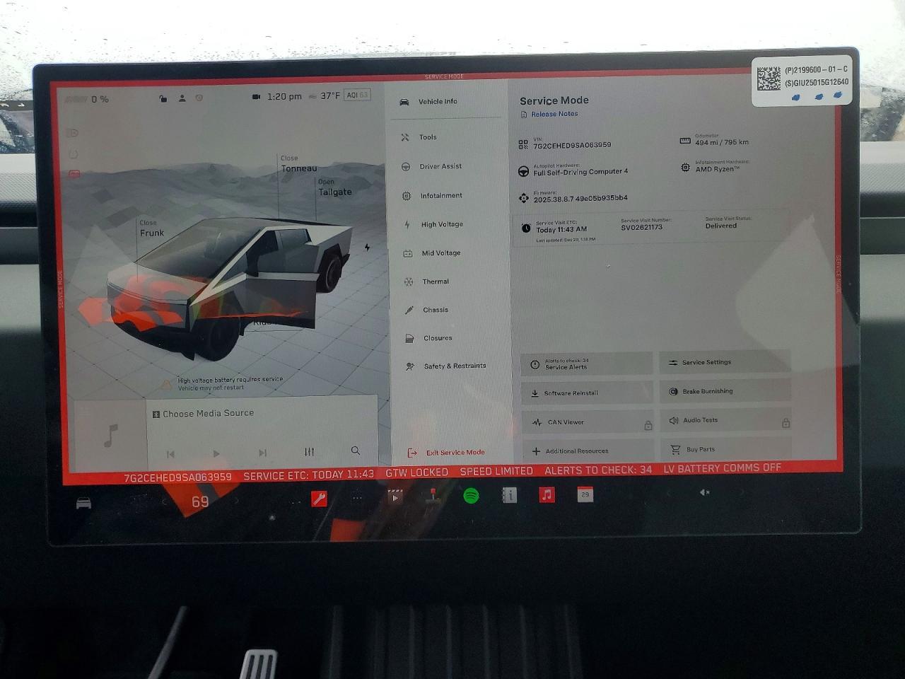 2025 Tesla Cybertruck