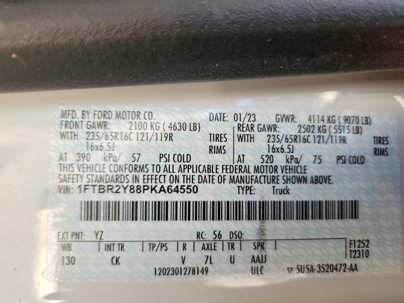 2023 Ford Transit T-250 Utility / Service Van