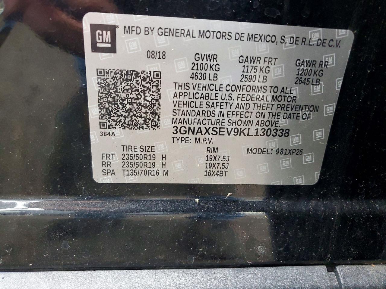 2019 Chevrolet Equinox ls