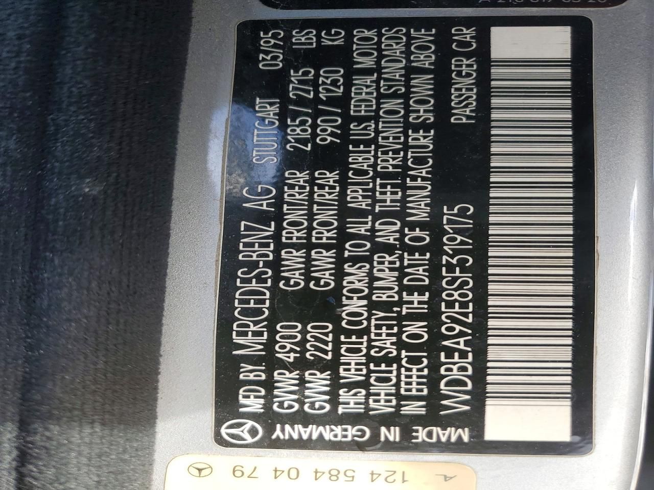 1995 Mercedes-Benz E 320