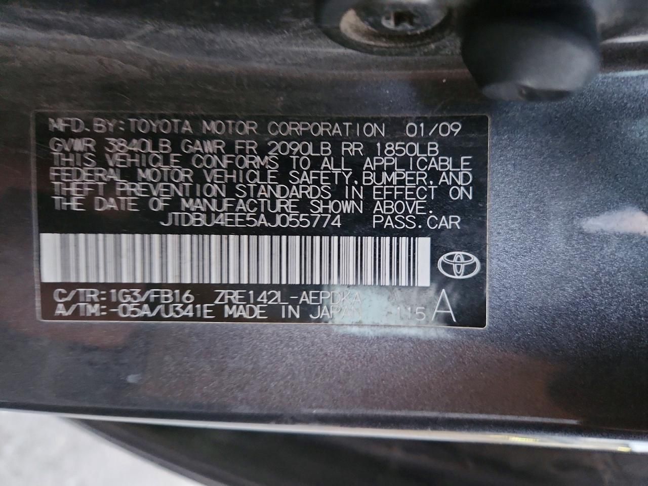 2010 Toyota Corolla Base