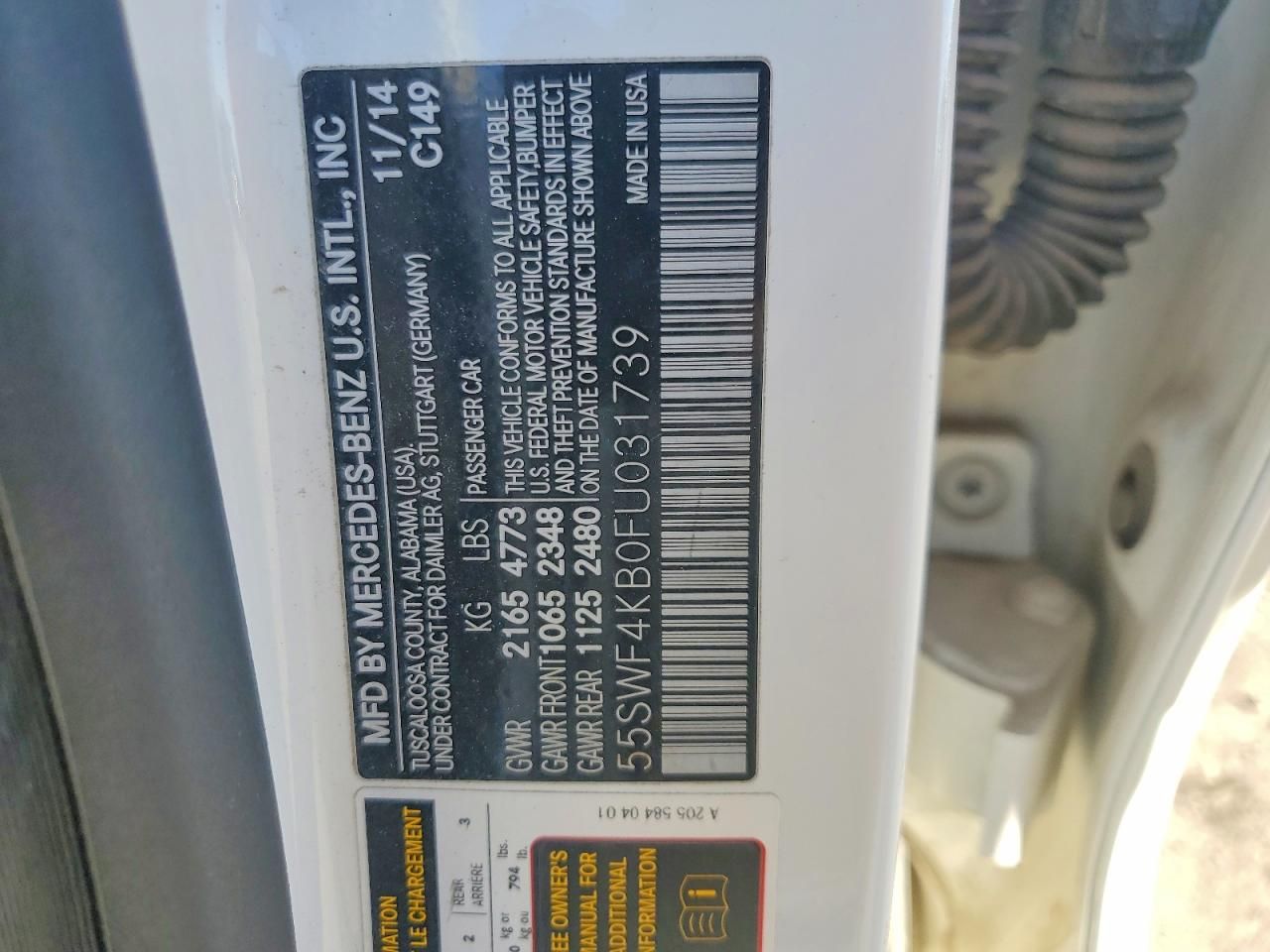 2015 Mercedes-Benz C 300 4matic