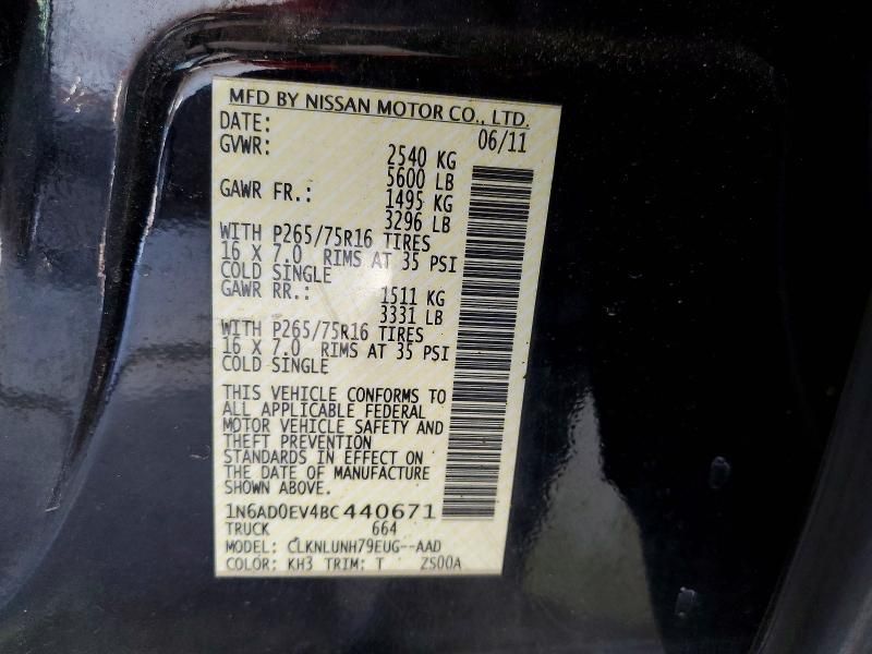 2011 Nissan Frontier S