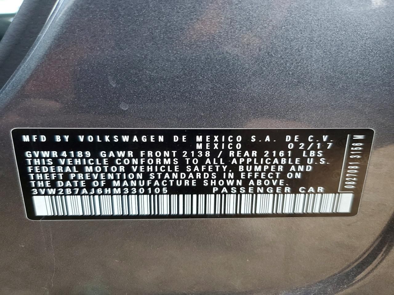 2017 Volkswagen Jetta s