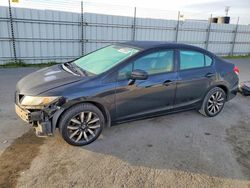 Honda Civic salvage cars for sale: 2014 Honda Civic exl
