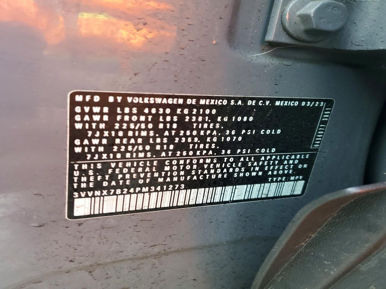 2023 Volkswagen Taos se