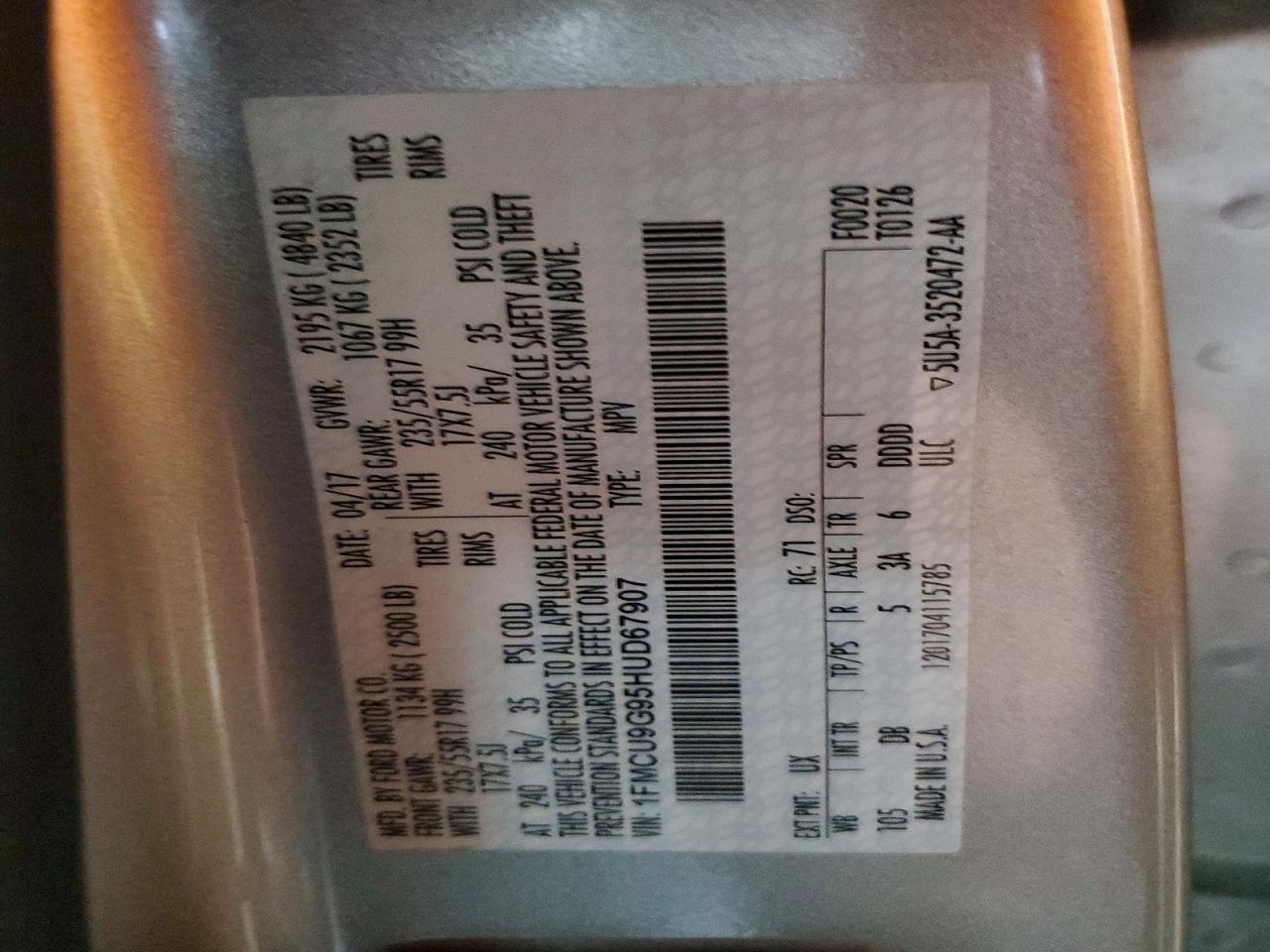 2017 Ford Escape se
