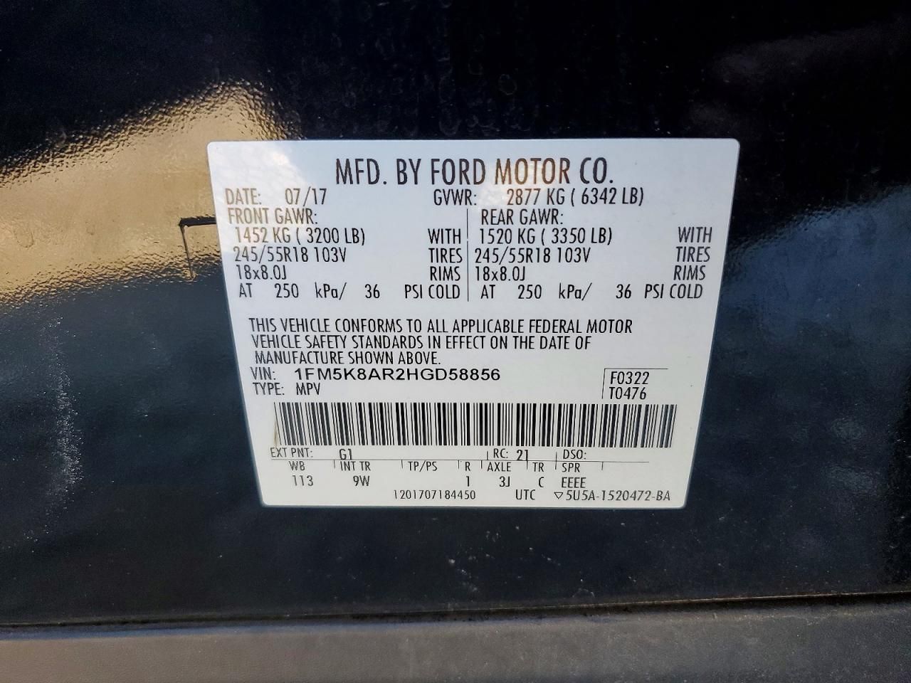 2017 Ford Explorer Police Interceptor